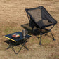Ultralight Compact Camping Folding Table with Carry Bag (Black - S)