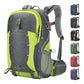 40L Waterproof Hiking Camping Backpack with Rain Cover, Lightweight Travel Daypack, Blue