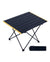 Ultralight Compact Camping Folding Table with Carry Bag (Black - S)