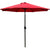 9' Patio Umbrella Outdoor Table Umbrella with 8 Sturdy Ribs (Tan)