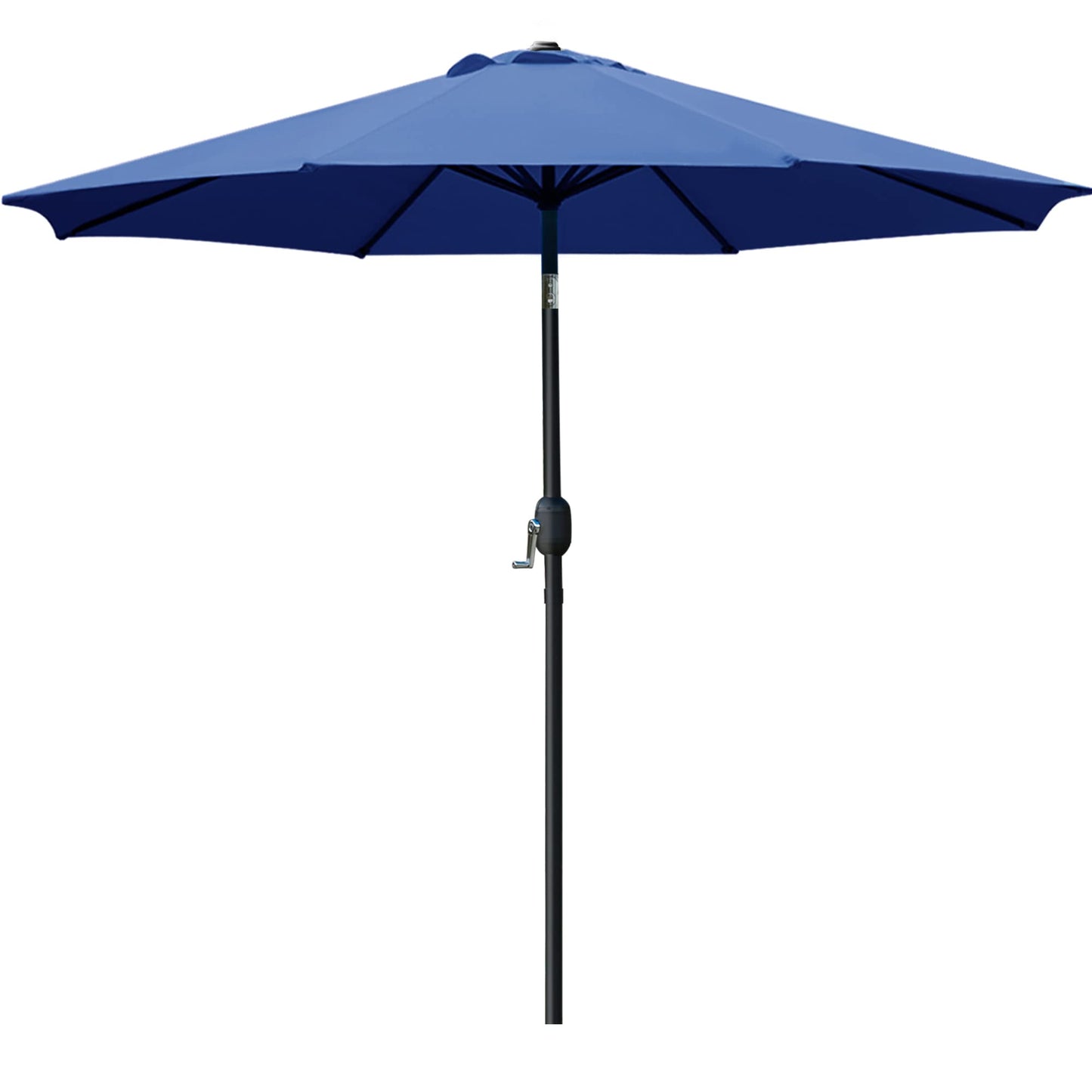 9' Patio Umbrella Outdoor Table Umbrella with 8 Sturdy Ribs (Tan)