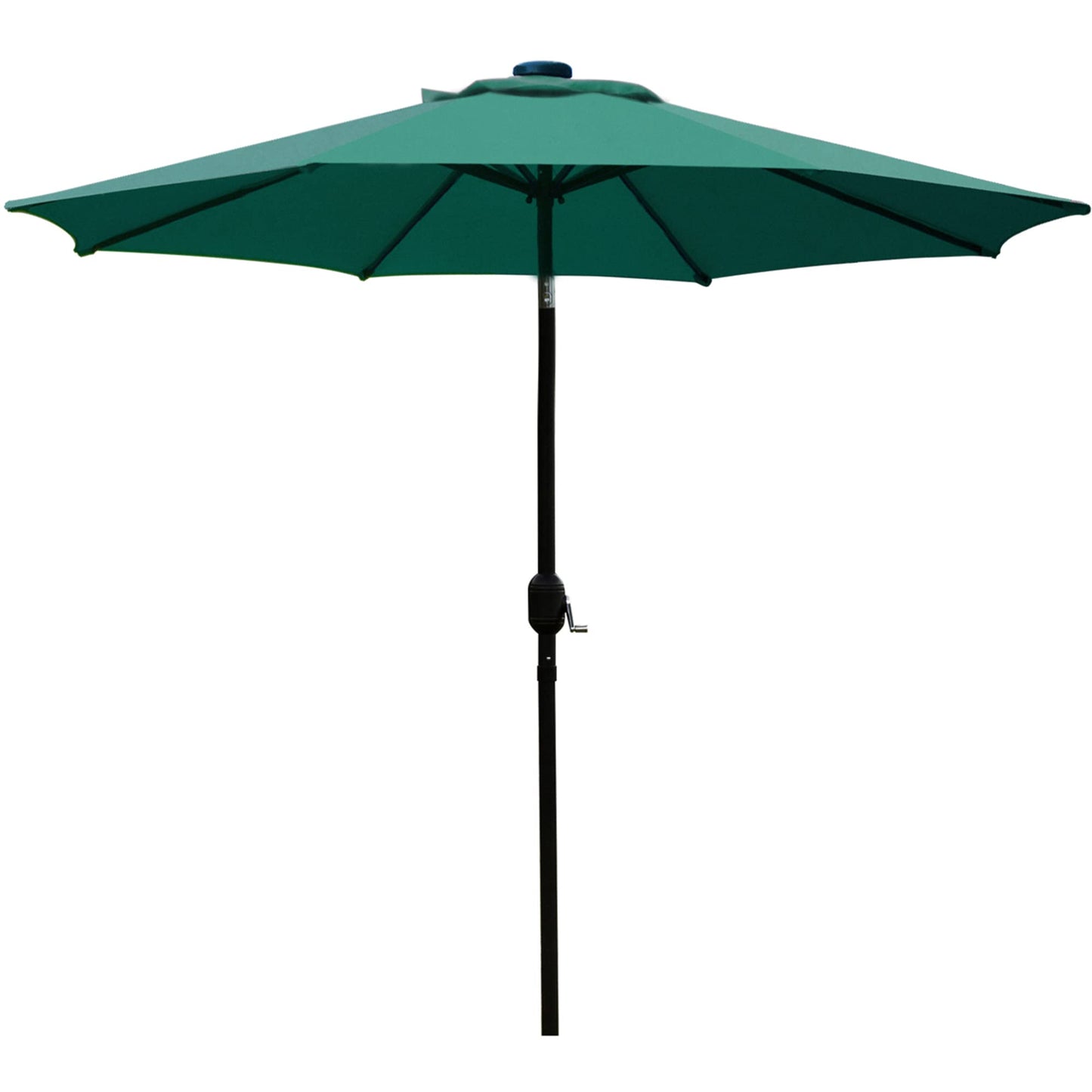 9' Patio Umbrella Outdoor Table Umbrella with 8 Sturdy Ribs (Tan)