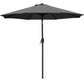 9' Patio Umbrella Outdoor Table Umbrella with 8 Sturdy Ribs (Tan)