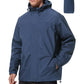 Men Lightweight Waterproof Rain Jacket Hooded Windbreaker Packable Outdoor Coat for Golf Running Hiking Travel