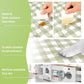 Extra Large Picnic Outdoor Blanket, 80''x80'' Waterproof Foldable Blankets Gingham Picnic Mat for Beach, Camping Grass Lawn Park Accessories Cute Couple Gifts Ideas Wedding Registry(Green White)