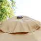 9' Patio Umbrella Outdoor Table Umbrella with 8 Sturdy Ribs (Tan)