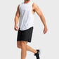 Soothfeel Men's Running Shorts with Zipper Pockets 9"/ 7"/ 5" Quick Dry Eight Basketball Gym Workout Athletic Shorts