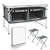 Outdoor Folding Table Aluminum Lightweight Height Adjustable with Storage Organizer for BBQ, Party, Camping