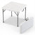 6 Feet Foldable Table with Built in Handle & Steel Legs | 6FT Heavy Duty Folding Portable | Perfect for Party, Dining, Wedding, Events, Picnic Indoor, Outdoor, Camping, Utility, Folding - 6 Foot