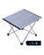 Ultralight Compact Camping Folding Table with Carry Bag (Black - S)