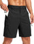 Men's Hiking Cargo Shorts 9"/7"/11" Lightweight Outdoor Shorts for Men Trip Golf Camping Casual with 5 Zipper Pockets