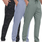 3 Pack Mens Athletic Sweatpants with Zipper Pockets,Workout Gym Joggers Pants for Men Running Jogging Pants