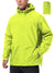 Men Lightweight Waterproof Rain Jacket Hooded Windbreaker Packable Outdoor Coat for Golf Running Hiking Travel