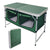 Outdoor Folding Table Aluminum Lightweight Height Adjustable with Storage Organizer for BBQ, Party, Camping