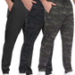 3 Pack Mens Athletic Sweatpants with Zipper Pockets,Workout Gym Joggers Pants for Men Running Jogging Pants