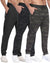 3 Pack Mens Athletic Sweatpants with Zipper Pockets,Workout Gym Joggers Pants for Men Running Jogging Pants