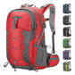 40L Waterproof Hiking Camping Backpack with Rain Cover, Lightweight Travel Daypack, Blue