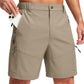 Men's Hiking Cargo Shorts 9"/7"/11" Lightweight Outdoor Shorts for Men Trip Golf Camping Casual with 5 Zipper Pockets