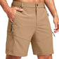 Men's Hiking Cargo Shorts 9"/7"/11" Lightweight Outdoor Shorts for Men Trip Golf Camping Casual with 5 Zipper Pockets