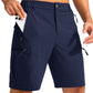 Men's Hiking Cargo Shorts 9"/7"/11" Lightweight Outdoor Shorts for Men Trip Golf Camping Casual with 5 Zipper Pockets