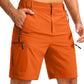 Men's Hiking Cargo Shorts 9"/7"/11" Lightweight Outdoor Shorts for Men Trip Golf Camping Casual with 5 Zipper Pockets