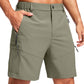 Men's Hiking Cargo Shorts 9"/7"/11" Lightweight Outdoor Shorts for Men Trip Golf Camping Casual with 5 Zipper Pockets