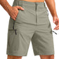 Men's Hiking Cargo Shorts 9"/7"/11" Lightweight Outdoor Shorts for Men Trip Golf Camping Casual with 5 Zipper Pockets