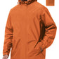 Men Lightweight Waterproof Rain Jacket Hooded Windbreaker Packable Outdoor Coat for Golf Running Hiking Travel