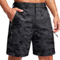 Men's Hiking Cargo Shorts 9"/7"/11" Lightweight Outdoor Shorts for Men Trip Golf Camping Casual with 5 Zipper Pockets