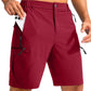 Men's Hiking Cargo Shorts 9"/7"/11" Lightweight Outdoor Shorts for Men Trip Golf Camping Casual with 5 Zipper Pockets