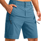 Men's Hiking Cargo Shorts 9"/7"/11" Lightweight Outdoor Shorts for Men Trip Golf Camping Casual with 5 Zipper Pockets