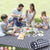 Extra Large Picnic Outdoor Blanket, 80''x80'' Waterproof Foldable Blankets Gingham Picnic Mat for Beach, Camping Grass Lawn Park Accessories Cute Couple Gifts Ideas Wedding Registry(Green White)