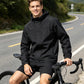 Men Lightweight Waterproof Rain Jacket Hooded Windbreaker Packable Outdoor Coat for Golf Running Hiking Travel