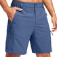 Men's Hiking Cargo Shorts 9"/7"/11" Lightweight Outdoor Shorts for Men Trip Golf Camping Casual with 5 Zipper Pockets