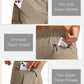 Men's Hiking Cargo Shorts 9"/7"/11" Lightweight Outdoor Shorts for Men Trip Golf Camping Casual with 5 Zipper Pockets