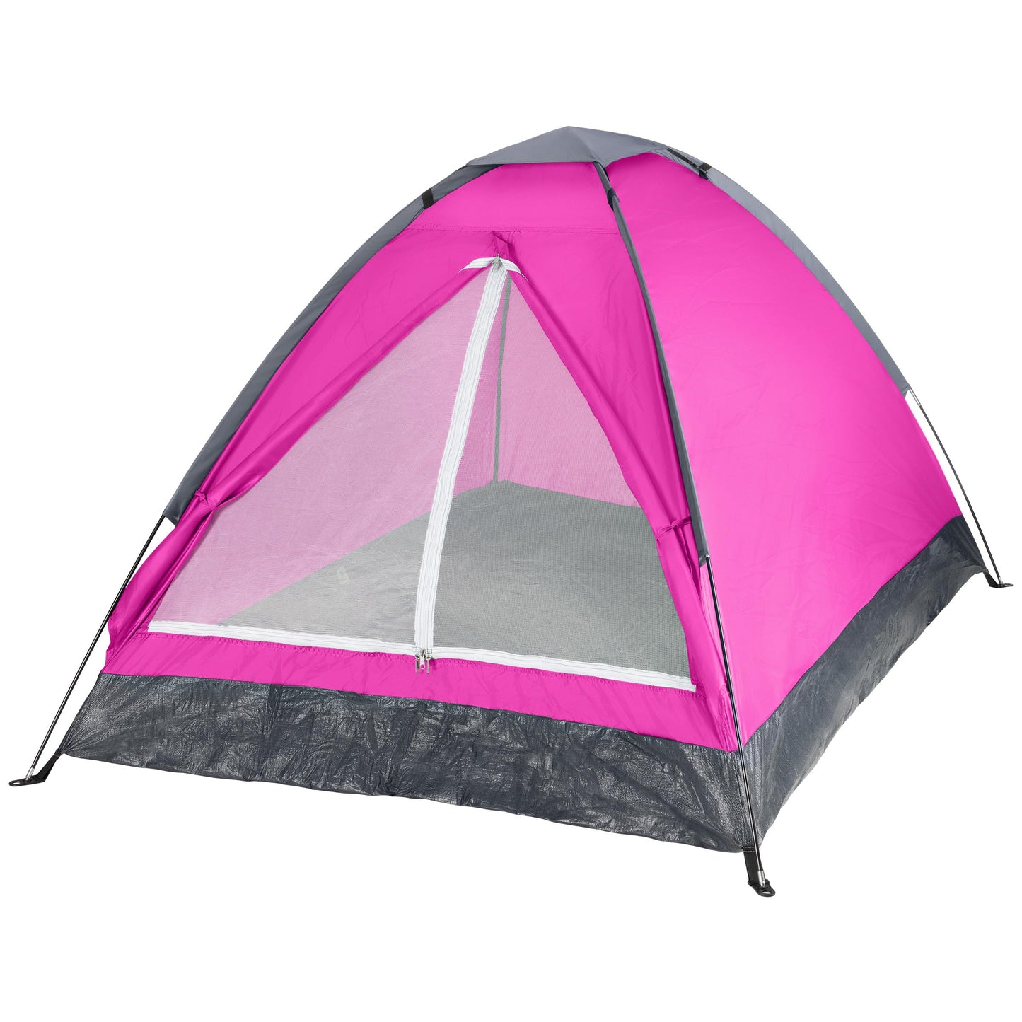 2 Person Outdoors Camping Tent with Rain Fly and Carrying Bag - Lightweight Outdoor Pop Up Tents for Camping Essentials, Music Festivals, Backpacking, Hiking, or Beach Shelter