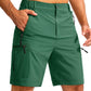 Men's Hiking Cargo Shorts 9"/7"/11" Lightweight Outdoor Shorts for Men Trip Golf Camping Casual with 5 Zipper Pockets