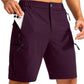 Men's Hiking Cargo Shorts 9"/7"/11" Lightweight Outdoor Shorts for Men Trip Golf Camping Casual with 5 Zipper Pockets