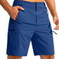 Men's Hiking Cargo Shorts 9"/7"/11" Lightweight Outdoor Shorts for Men Trip Golf Camping Casual with 5 Zipper Pockets