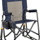 Portable Rocking Chair - Navy Topo