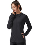 Women's UPF 50+ Sun Protection Hoodie Jacket Lightweight Long Sleeve Sun Shirt for Women with Pocket Hiking Outdoor