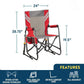 Portable Rocking Chair - Navy Topo